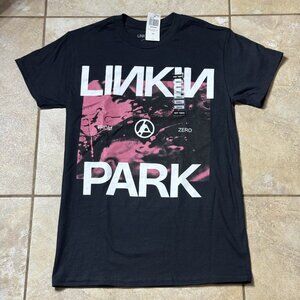 Linkin Park Men's T-Shirt Black Small Cotton From Zero Graphic